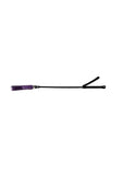 Rouge Fifty Times Hotter Short Riding Crop Slim Tip 20in - Purple