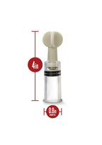 Temptasia Clit and Nipple Twist Suckers (set of 3) - Clear