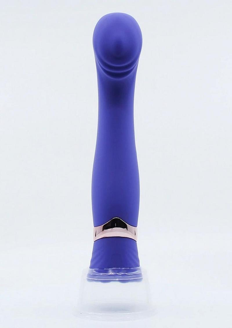 Nu Sensuelle Geminii XLR8 Rechargeable Silicone G-Spot Vibrator - Ultra Violet