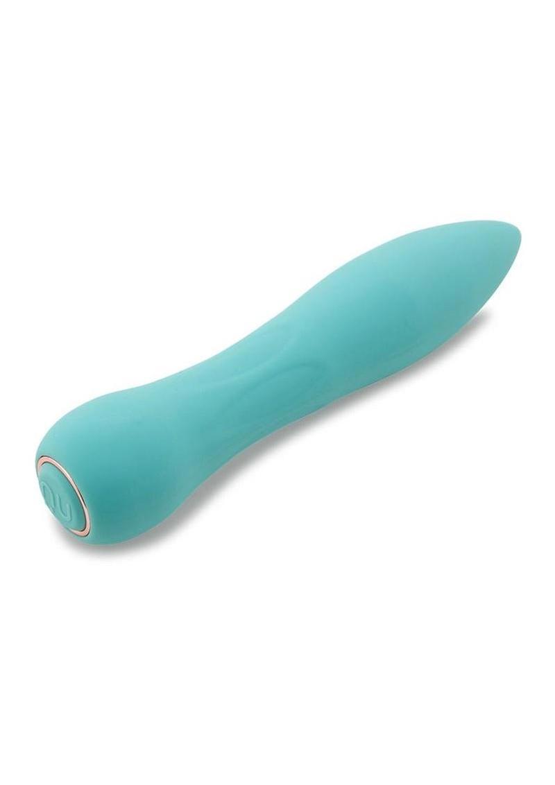 Nu Sensuelle Bobbii XLR8 Rechargeable Silicone Vibrator - Electric Blue
