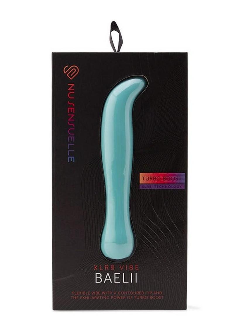 Nu Sensuelle Baelii XLR8 Rechargeable Silicone G-Spot Vibrator - Electric Blue