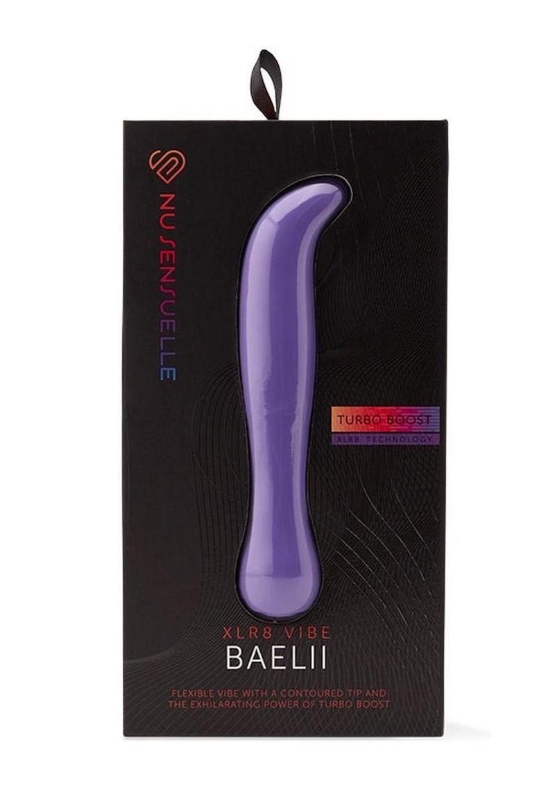 Nu Sensuelle Baelii XLR8 Rechargeable Silicone G-Spot Vibrator - Ultra Violet