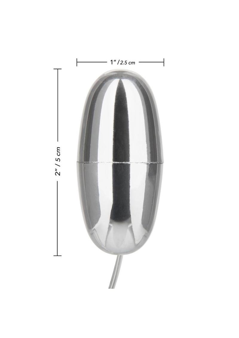 Tear Drop Bullet with Wired Remote Control 2.1in - Silver
