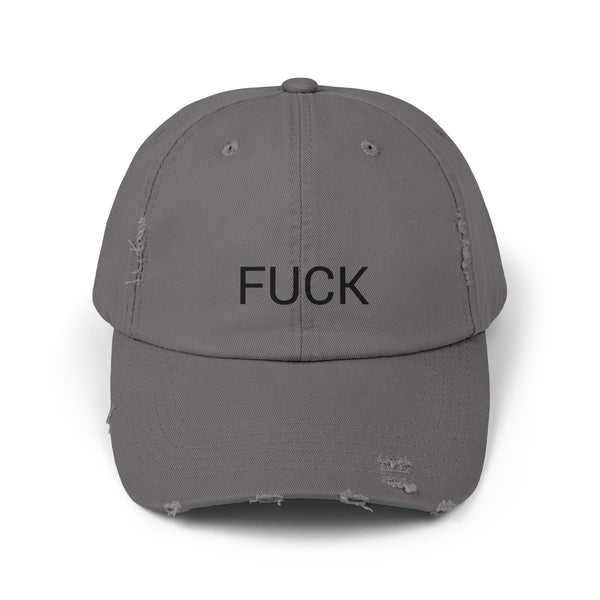FUCK Distressed Cap in 6 colors
