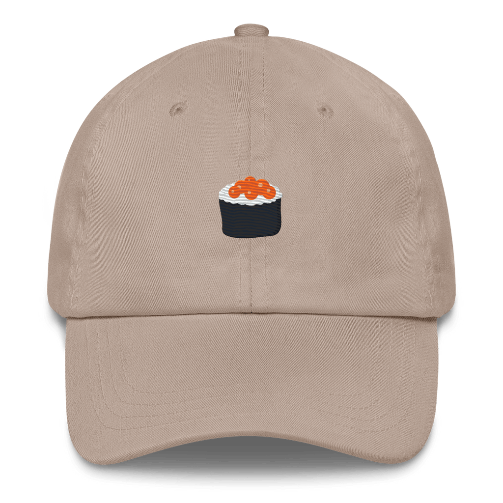 Salmon Roe Sushi Embroidered Hat