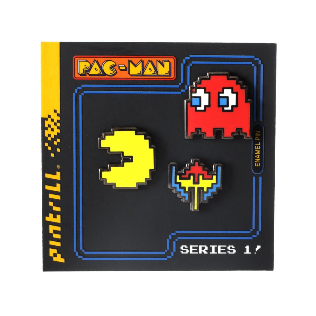 Pac-Man + Blinky Pin Set