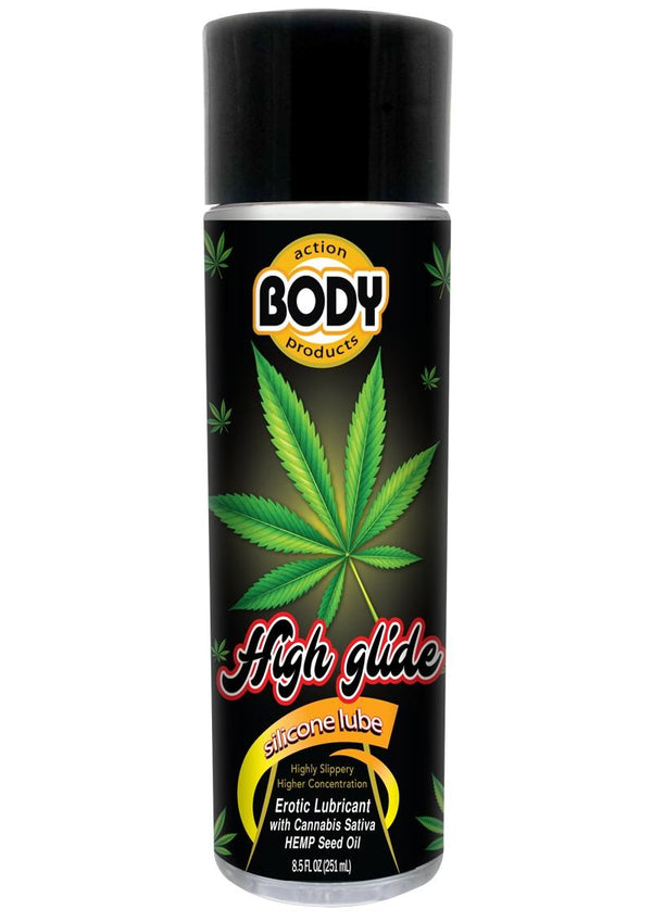 High Glide Silicone Based Lubricant with Hemp Seed Oil 8.5oz