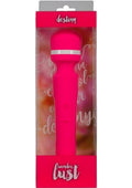 Wonderlust Destiny Rechargeable Silicone Wand Massager - Pink