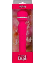 Wonderlust Destiny Rechargeable Silicone Wand Massager - Pink