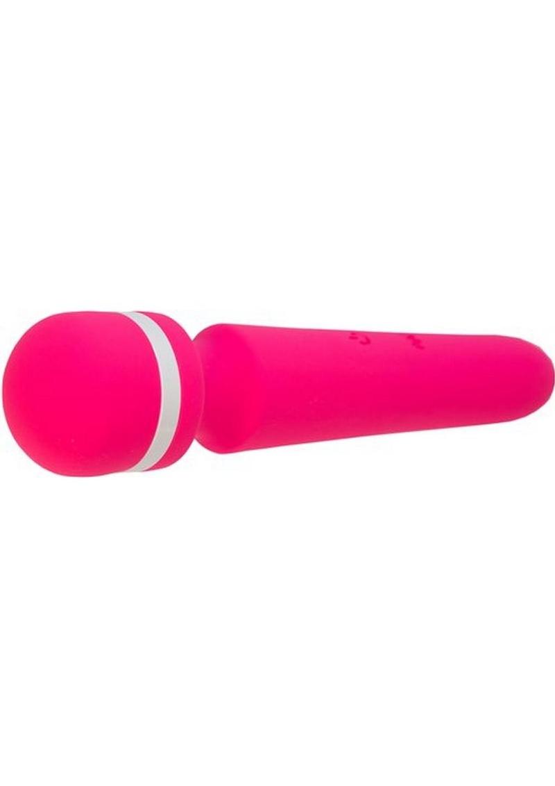Wonderlust Destiny Rechargeable Silicone Wand Massager - Pink