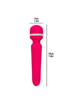 Wonderlust Destiny Rechargeable Silicone Wand Massager - Pink