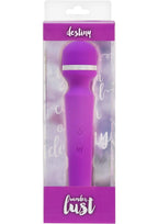 Wonderlust Destiny Rechargeable Silicone Wand Massager - Purple