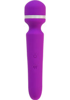 Wonderlust Destiny Rechargeable Silicone Wand Massager - Purple