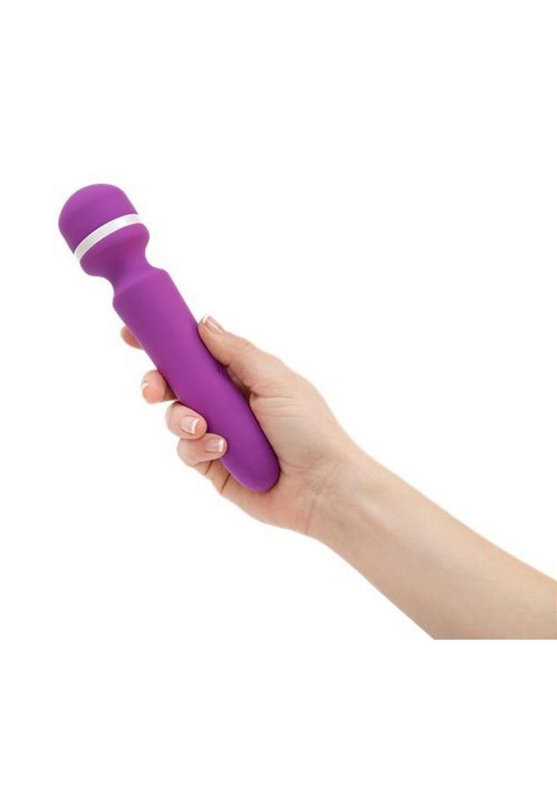 Wonderlust Destiny Rechargeable Silicone Wand Massager - Purple