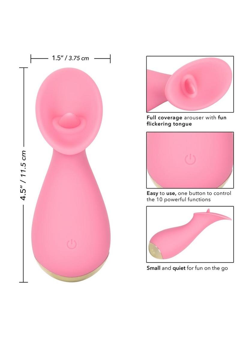 Slay #TickleMe Rechargeable Silicone Petite Vibrator - Pink