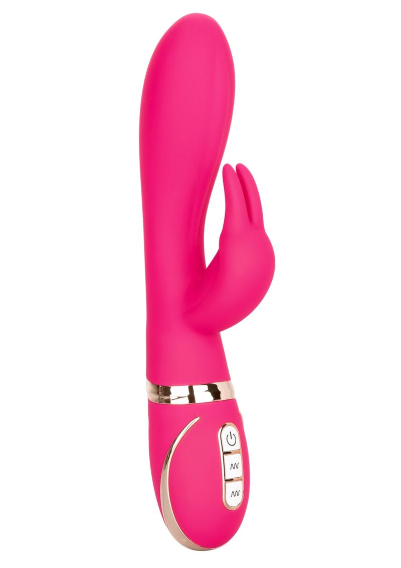 Jack Rabbit Signature Silicone Ultra Soft Rechargeable Rabbit Vibrator - Pink