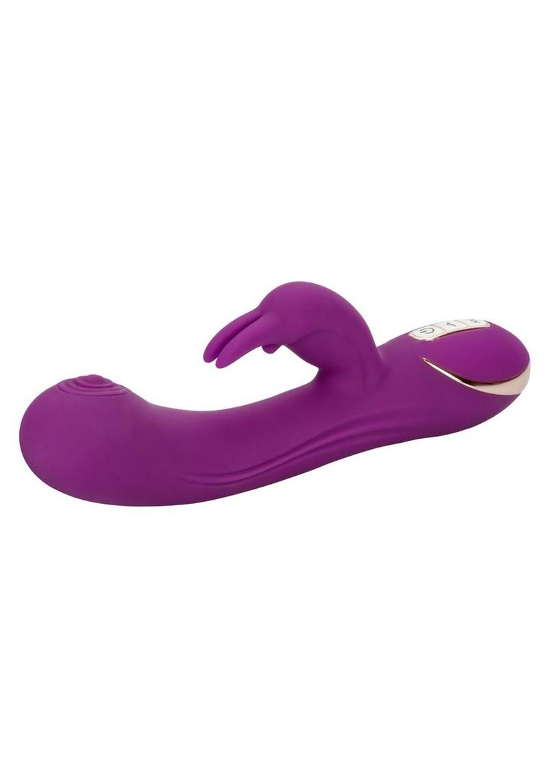 Jack Rabbit Signature Silicone Thumping Rechargeable Rabbit Vibrator - Purple