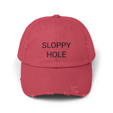 SLOPPY HOLE Distressed Cap in 6 colors