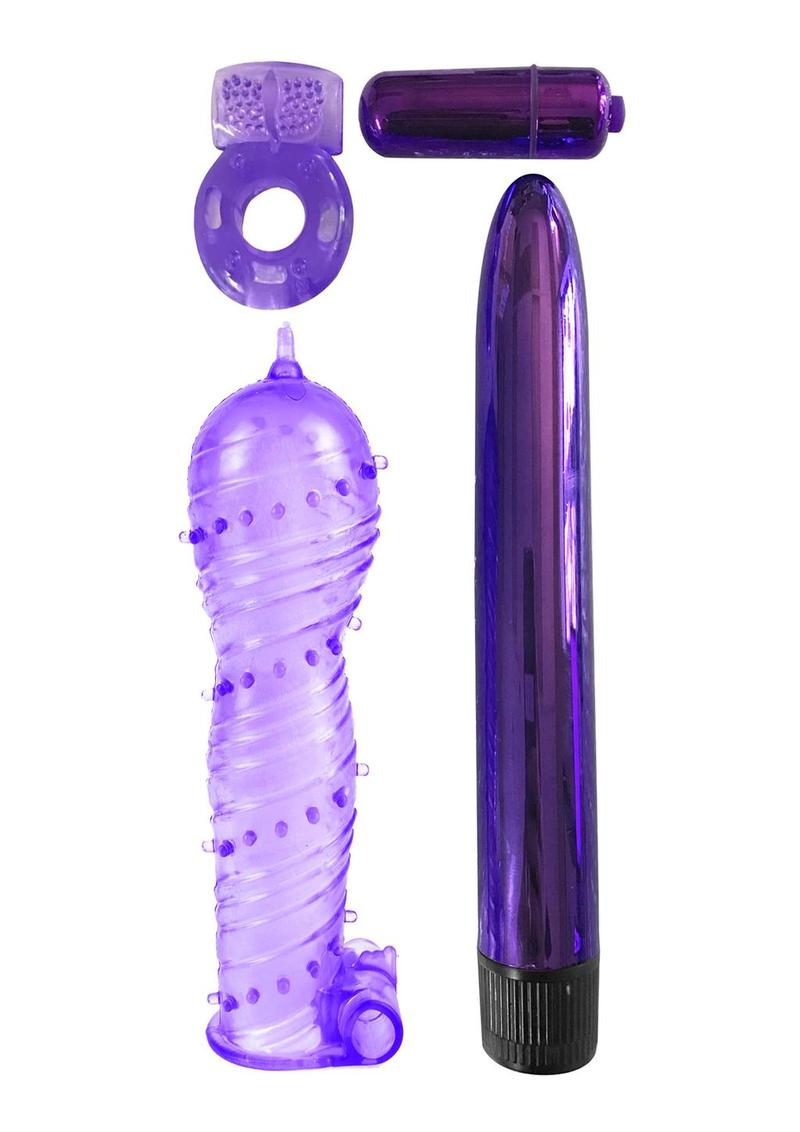 Classix Ultimate Pleasure Couple's (4 piece kit) - Purple