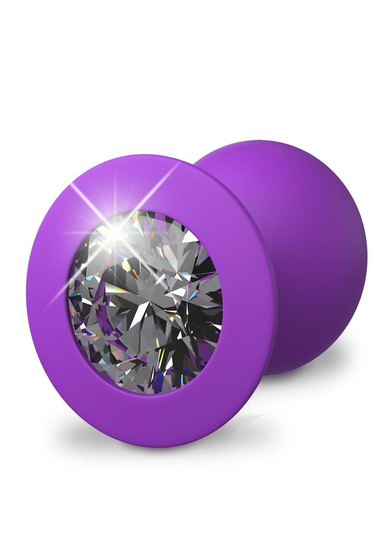 Fantasy For Her Little Gem Medium Plug Anal Play Silicone Waterproof - Purple