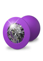 Fantasy For Her Little Gem Medium Plug Anal Play Silicone Waterproof - Purple