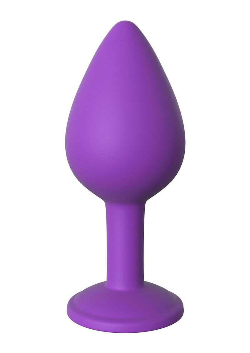 Fantasy For Her Little Gem Medium Plug Anal Play Silicone Waterproof - Purple