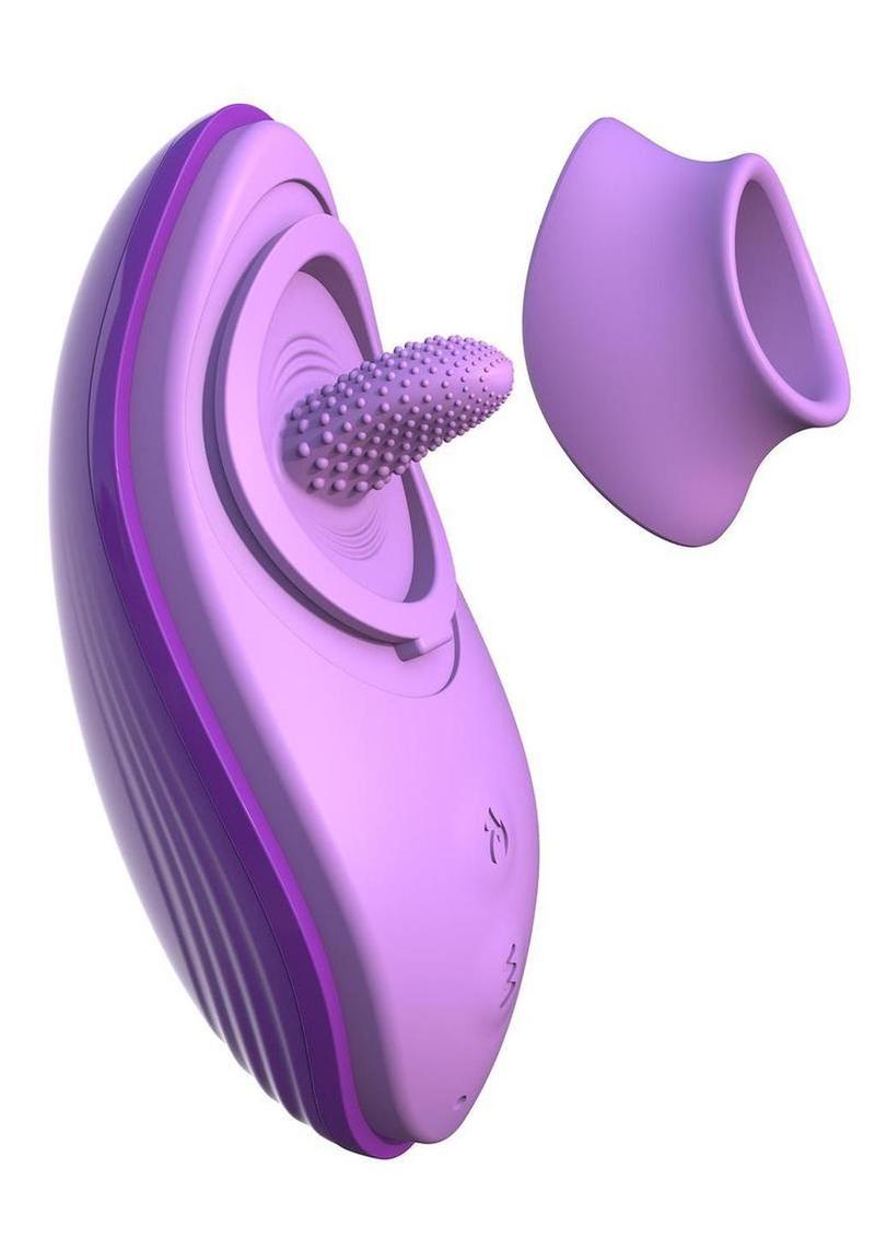 Fantasy For Her Silicone Fun Tongue Rechargeable Multi-Function Waterproof - Purple