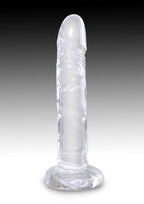 King Cock Clear Dildo 6in - Clear