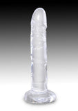 King Cock Clear Dildo 6in - Clear