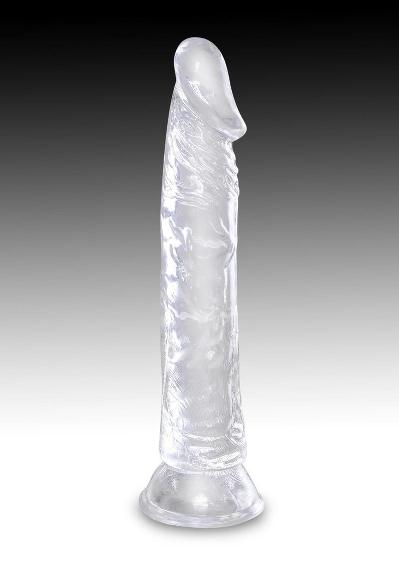 King Cock Clear Dildo 8in - Clear