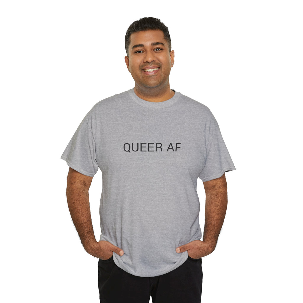 QUEER AF TEE BY CULTUREEDIT AVAILABLE IN 13 COLORS
