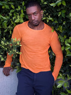 Eckhaus Latta Base Long-sleeve TANGERINE