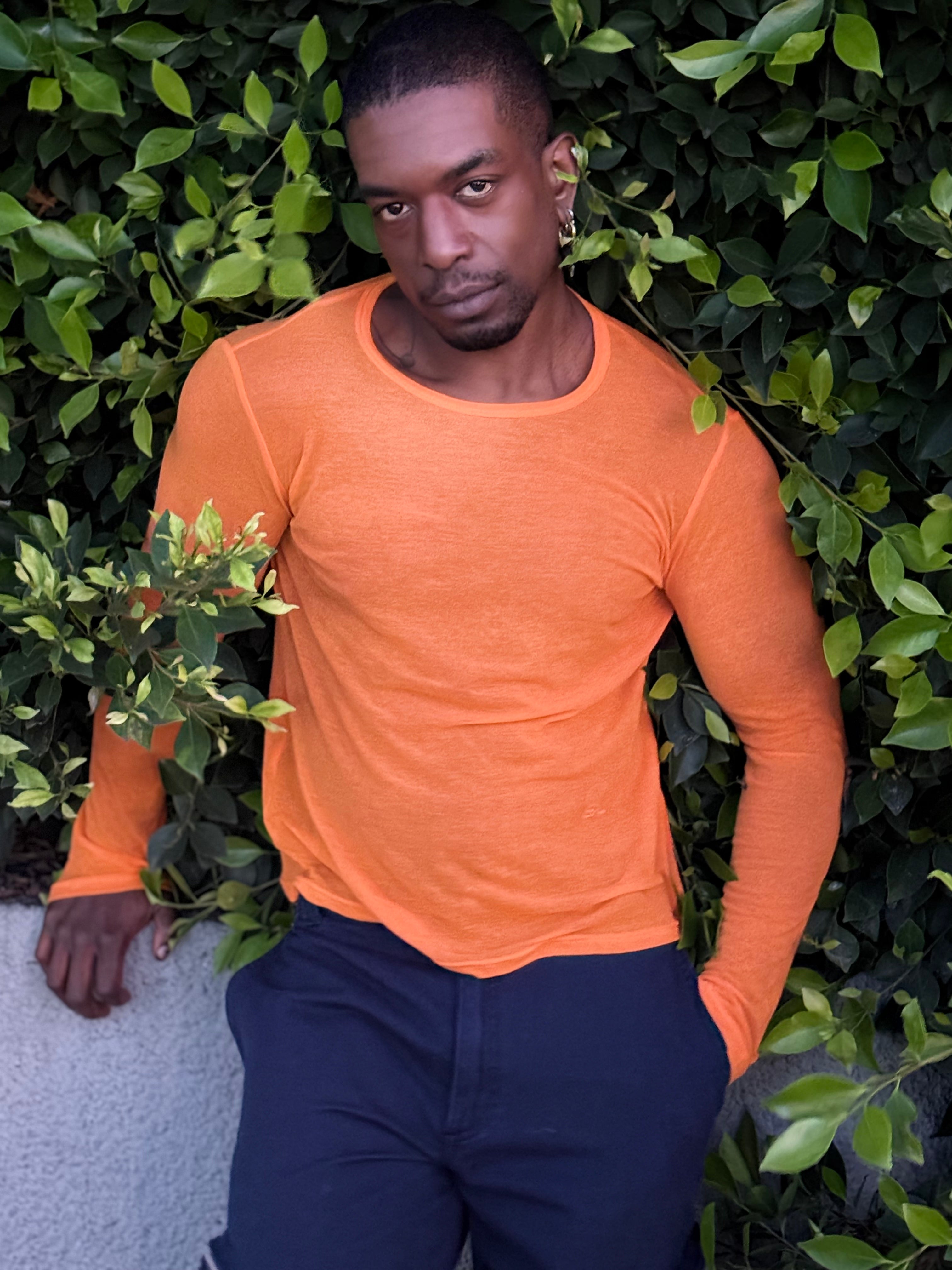 Eckhaus Latta Base Long-sleeve TANGERINE