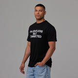 Talentless Mens Connected Tee Pitch Black