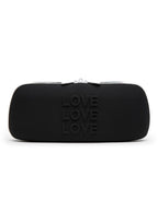 Happy Rabbit LOVE Silicone Storage Zip Bag - Medium - Black