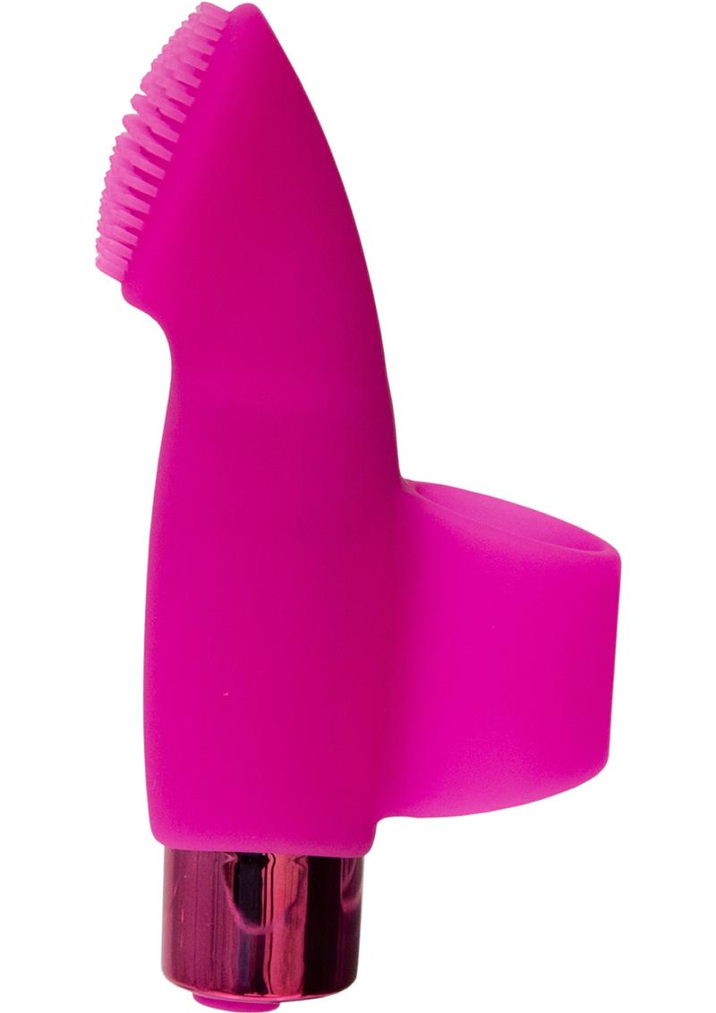 PowerBullet Naughty Nubbies Rechargeable Silicone Finger Massager - Pink