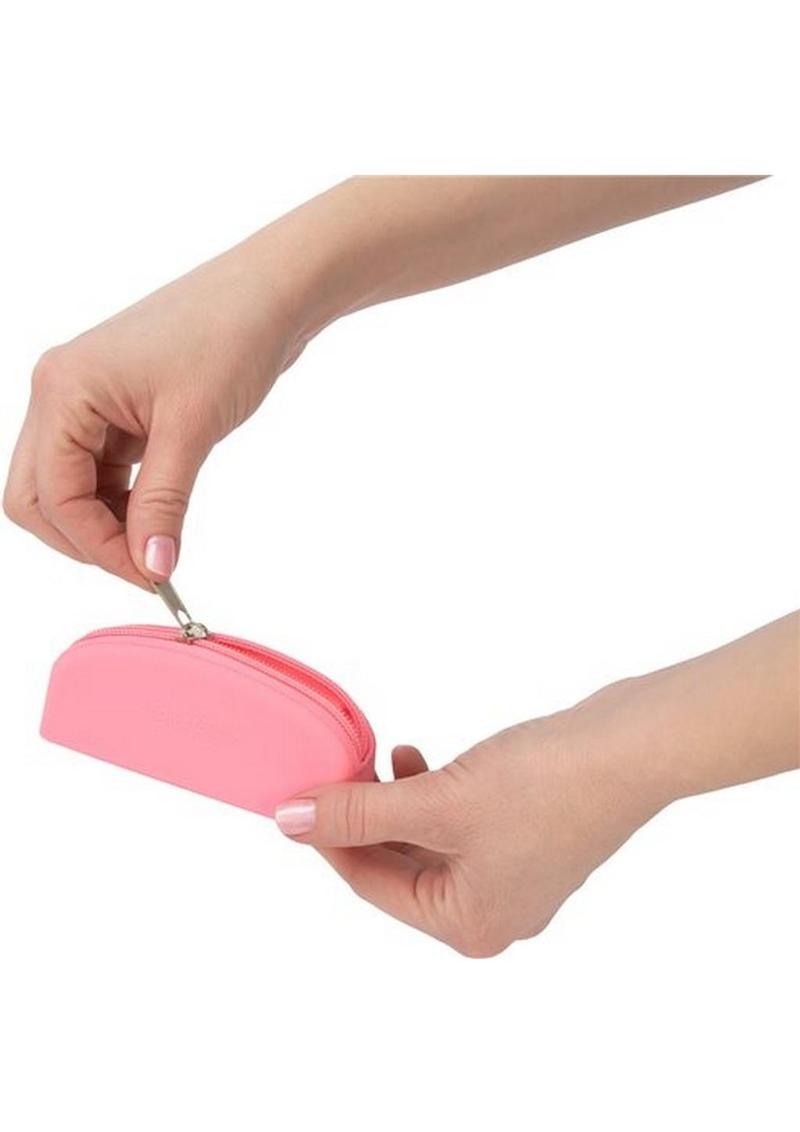 PowerBullet Silicone Storage Bag with Zipper - Pink
