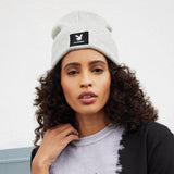 PLAYBOY Knit Beanie with Logo Patch
