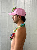 Smiley Cap in Pink by Walter van Beirendonck