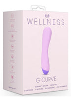Wellness G Curve Rechargeable Silicone G-Spot Vibrator - Purple
