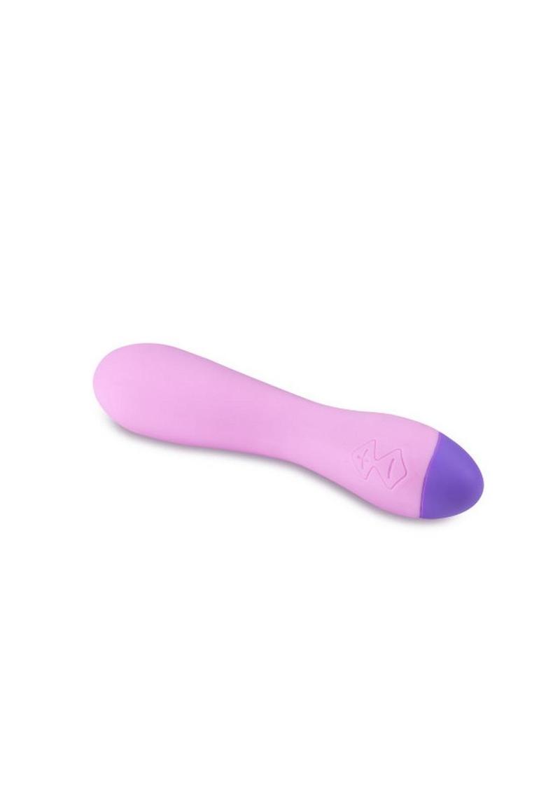 Wellness G Curve Rechargeable Silicone G-Spot Vibrator - Purple
