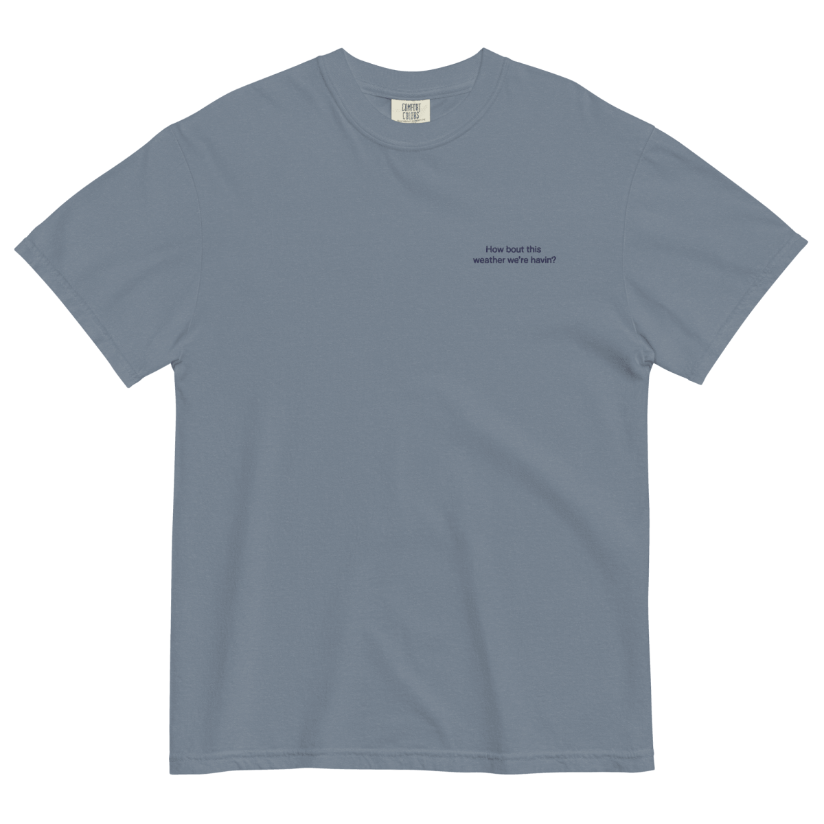 How Bout This Weather We're Havin Embroidered Shirt