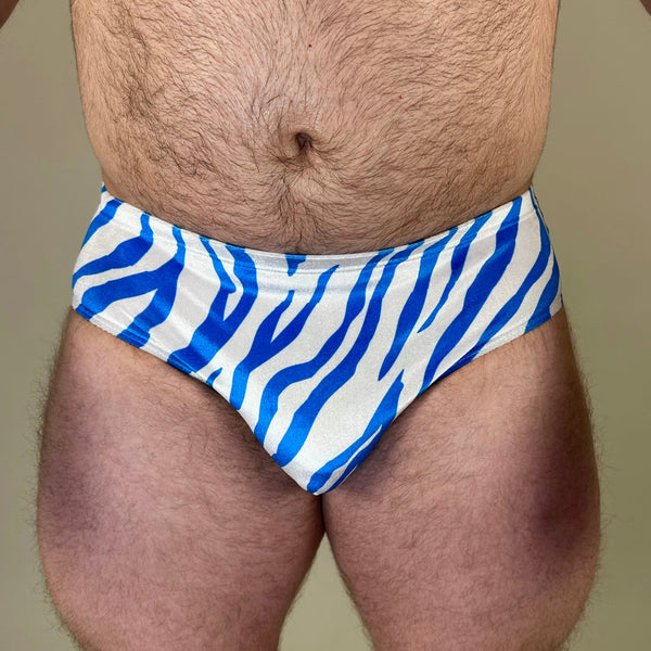 Alfons Dovana Blue Tiger Velvet Brief