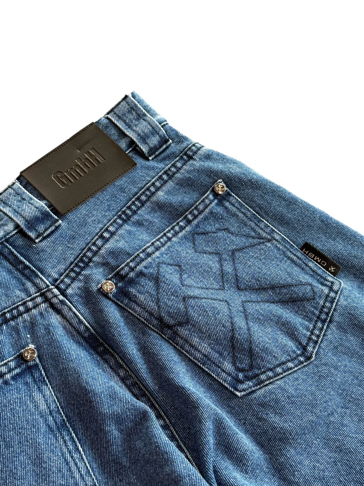 GMBH FRONT FRINGE ZIPPER JEANS FW 24-25