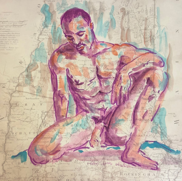 ward lamb, reclining man #2, 2025