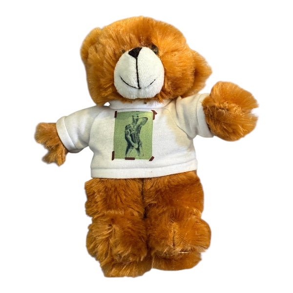 Bear Plush w Leather Daddy Tee