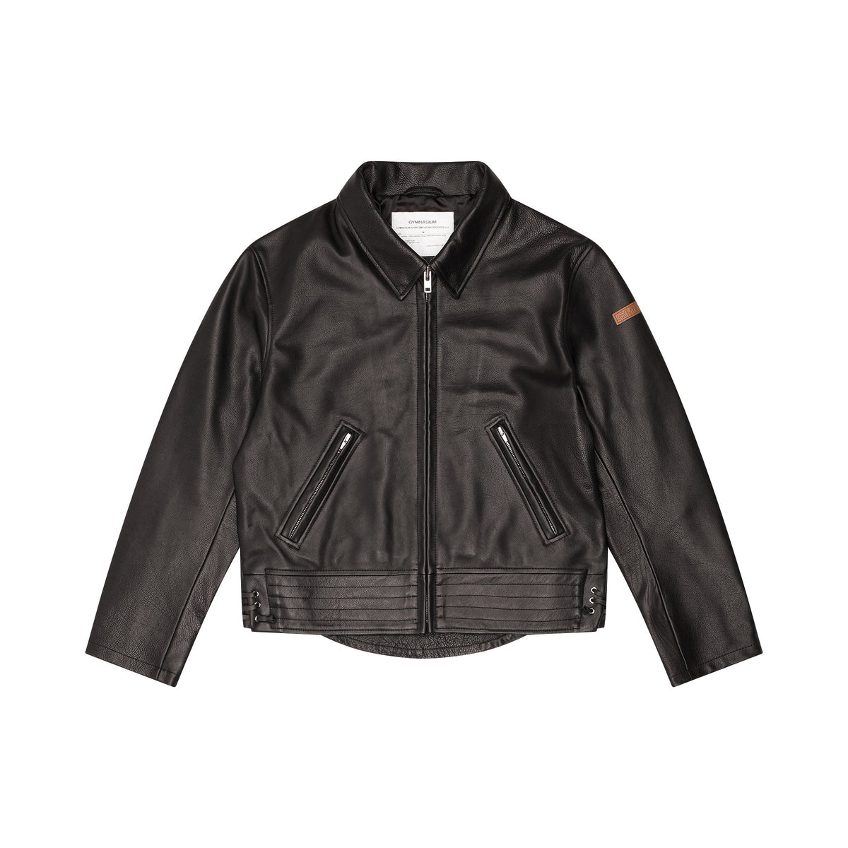 THE LEATHER RACER JACKET by GYMNASIUM