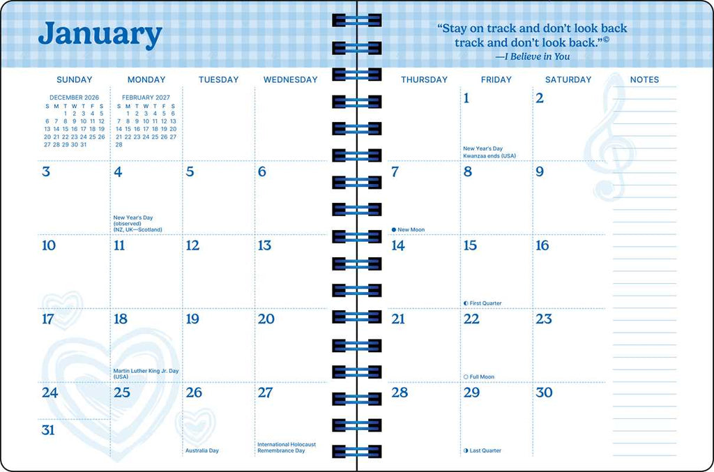 Dolly Parton: A Year in Songs 2027 Deluxe Weekly Planner