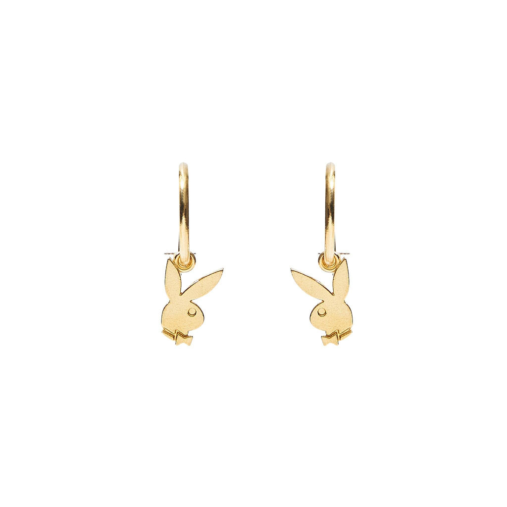 Playboy Bunny Huggie Hoops