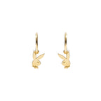 Playboy Bunny Huggie Hoops